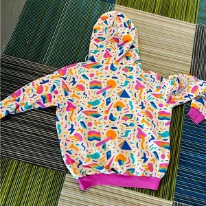 80s inspired hoodie sweatshirt made by boutique Los Angeles maker Mokuyobi.